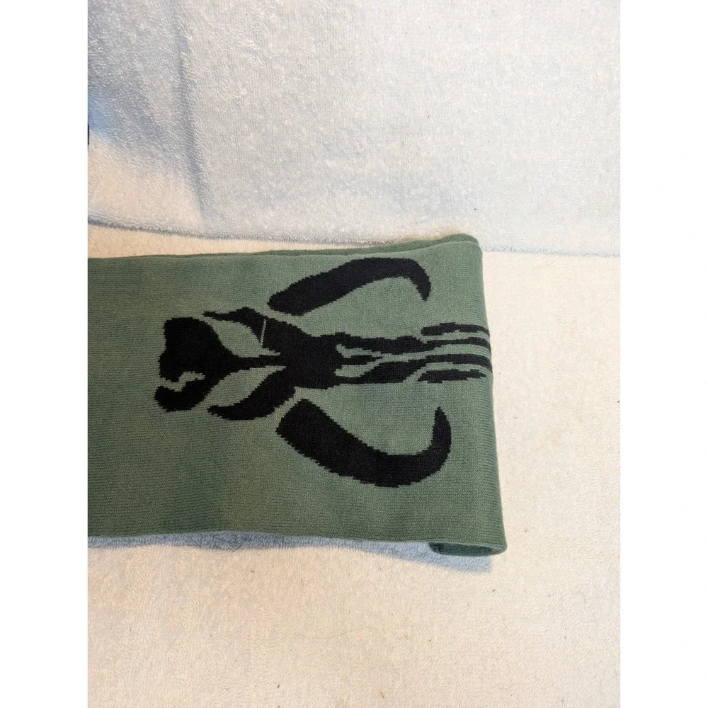 Boba Fett Mandalorian Adult Scarf Green‎ Star Wars 48